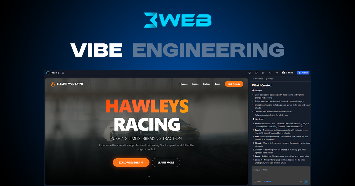 3w Web Studio 3Web · Build Software with AI
